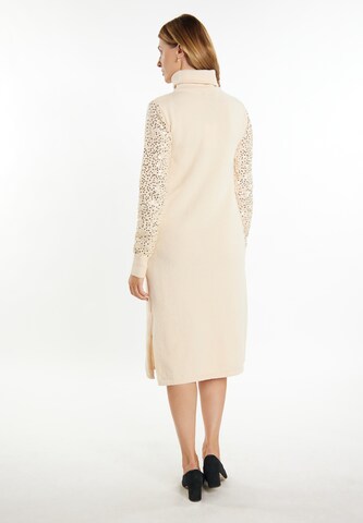 usha BLACK LABEL Knitted dress in Beige