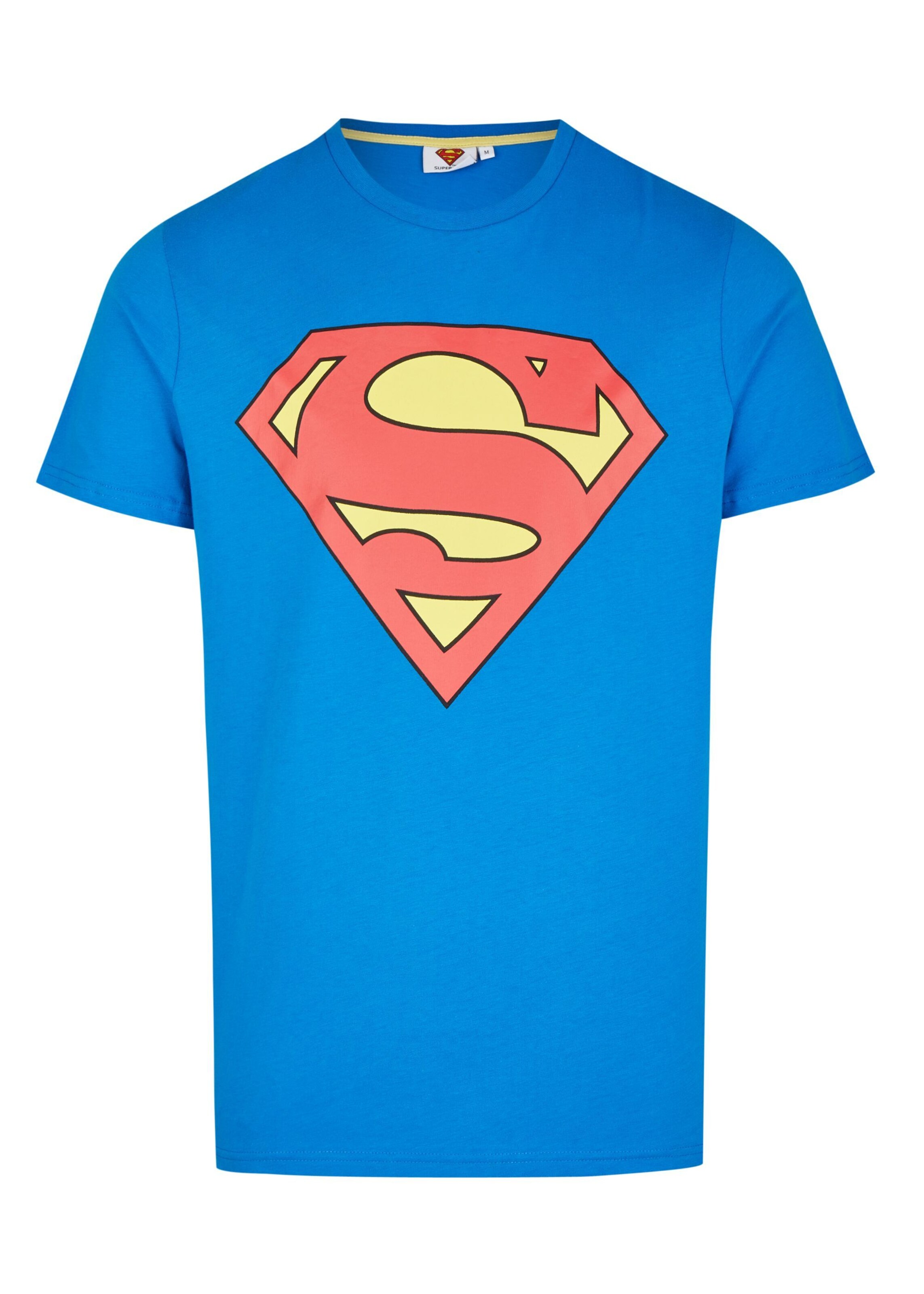 T-Shirt 'Superman' Course en bleu : devant