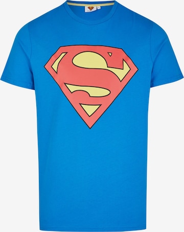 Course T-Shirt 'Superman' in Blau: Vorderseite