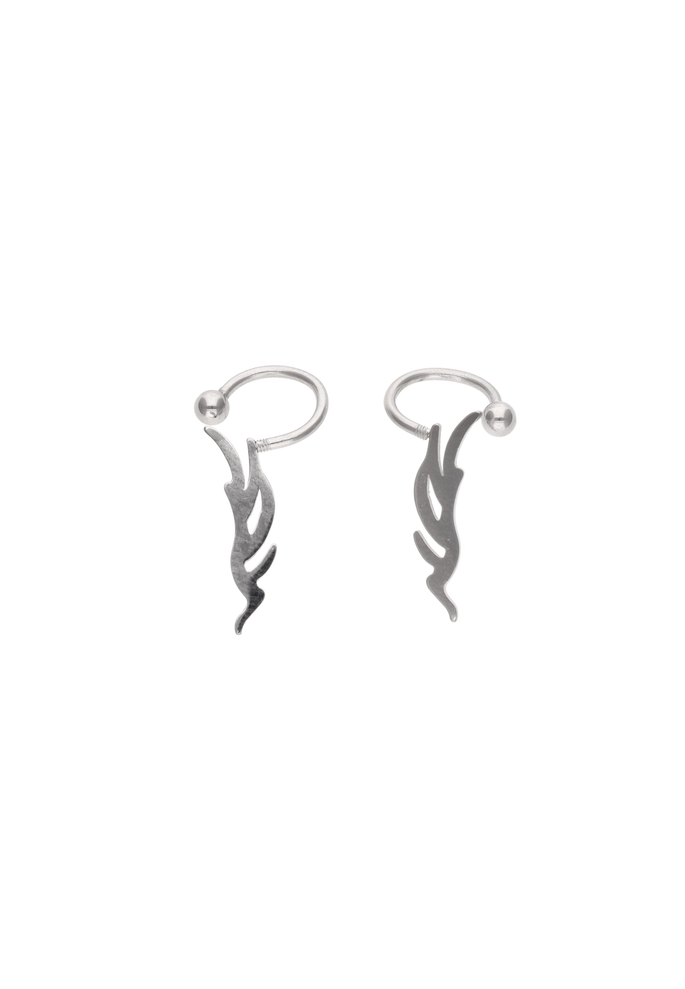 GRASSLAND - Pendientes en plata: frente
