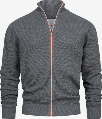 Vestes en maille 'Erik' Kronstadt en gris : devant