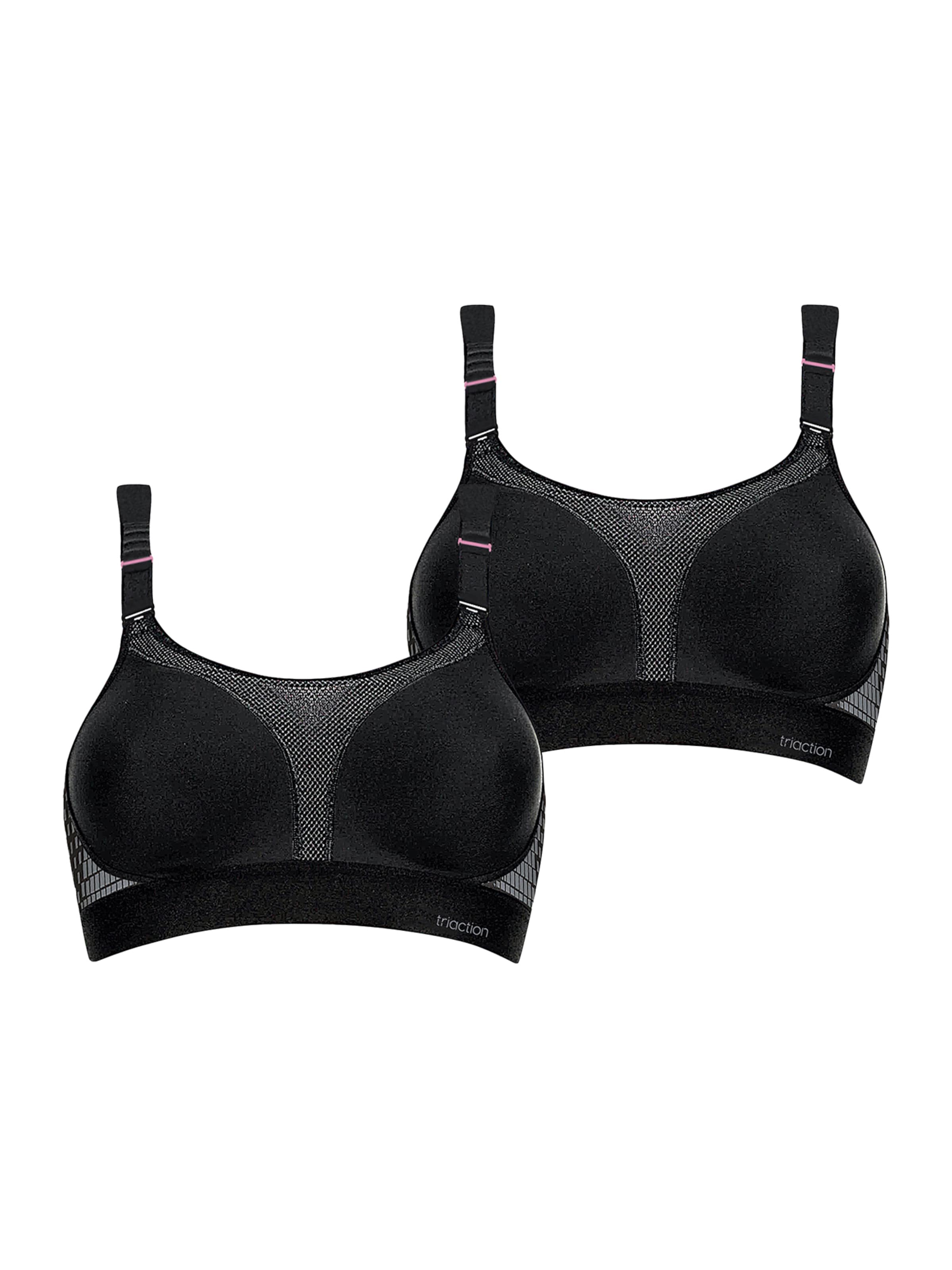 Medium Support Soutien-gorge ' Triaction Extreme Lite ' TRIUMPH en noir : devant