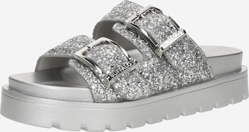 Zoccoletto 'Raya' di BUFFALO in argento: frontale