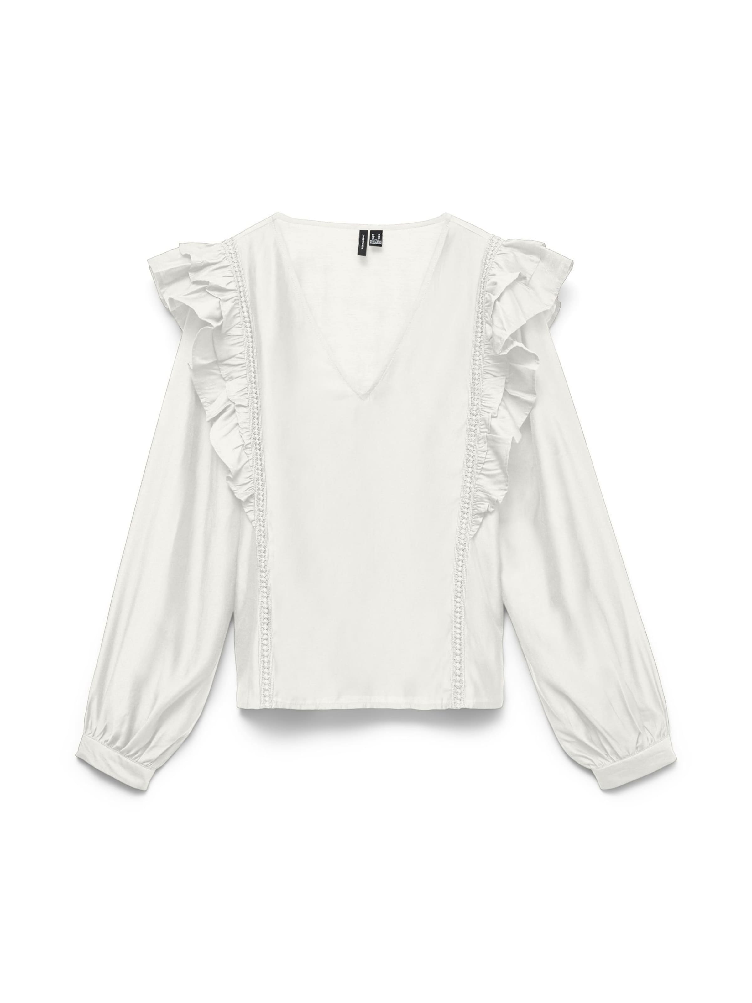 VERO MODA Bluse 'VMBliss' i hvid: forside