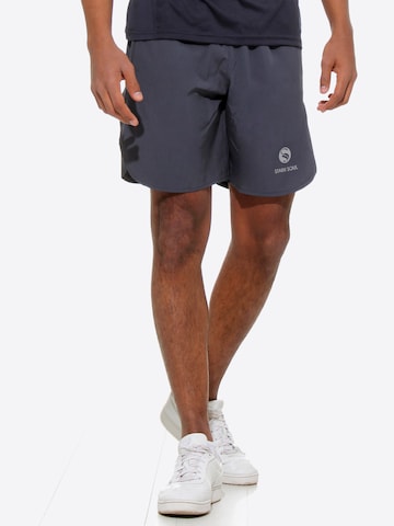 Regular Pantalon de sport Stark Soul en gris : devant