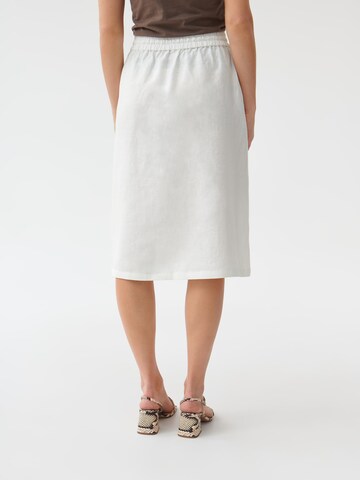 TATUUM Spódnica 'Koliko' w kolorze biały