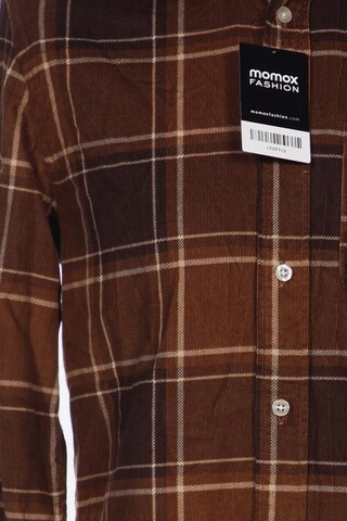JACK & JONES Button Up Shirt in S in Brown