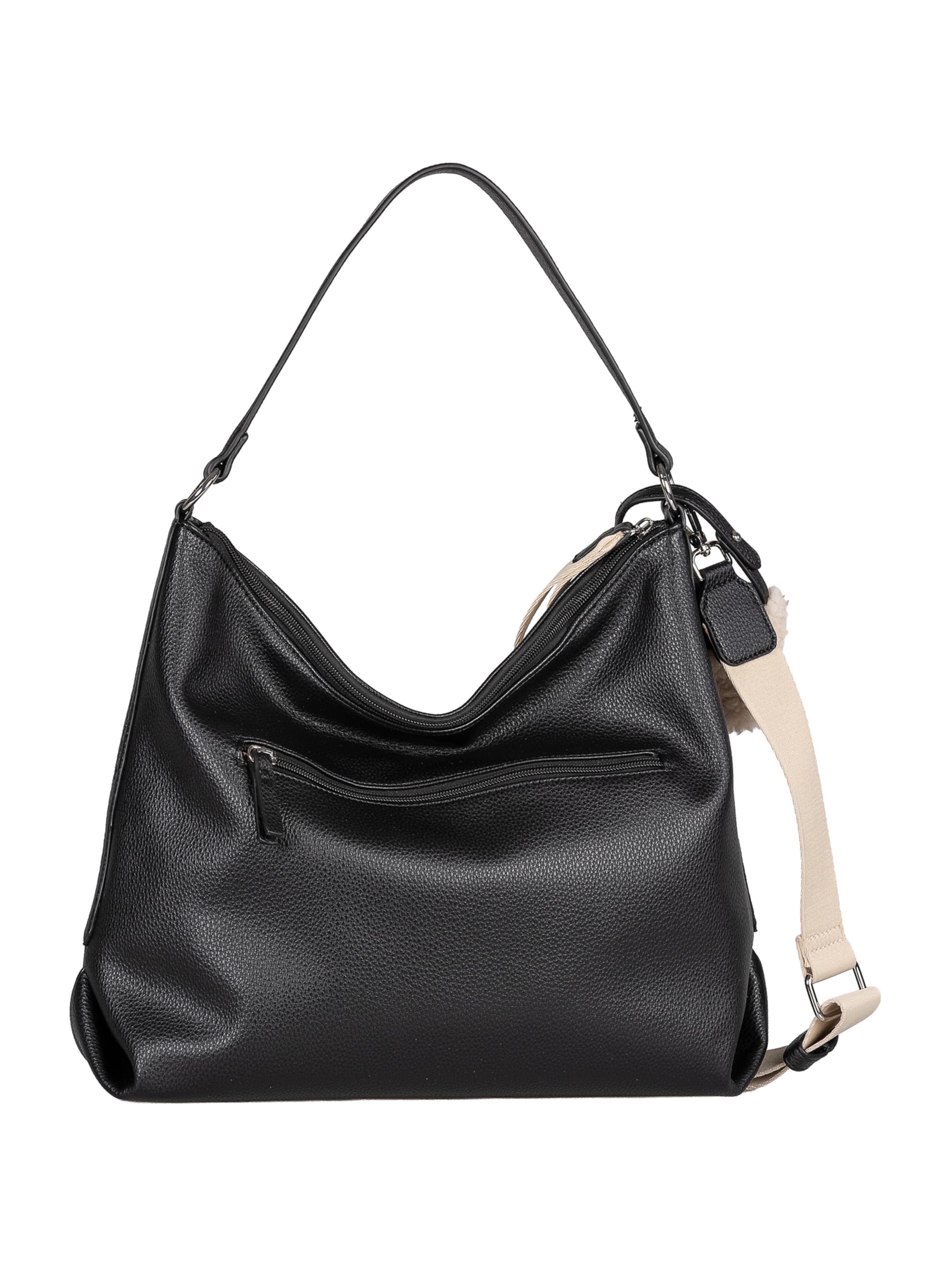 TOM TAILOR - Bolso de hombro 'Fania' en negro