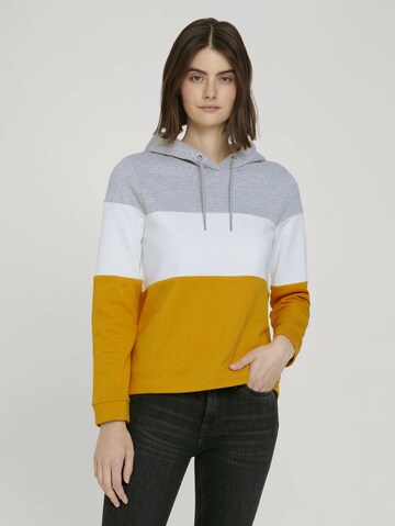 TOM TAILOR DENIM Sweatshirt in Mischfarben: predná strana