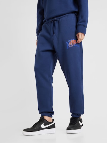Nike Sportswear Zúžený strih Nohavice 'CLUB' - Modrá: predná strana