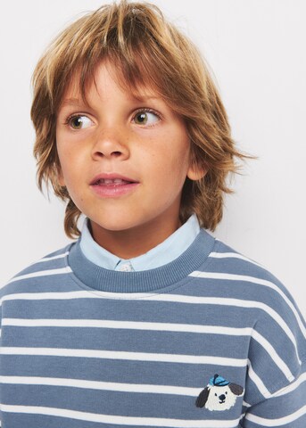 Pulover de la MANGO KIDS pe albastru