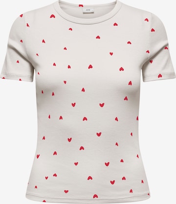 JDY Shirt 'JDYLUCKY' in White: front