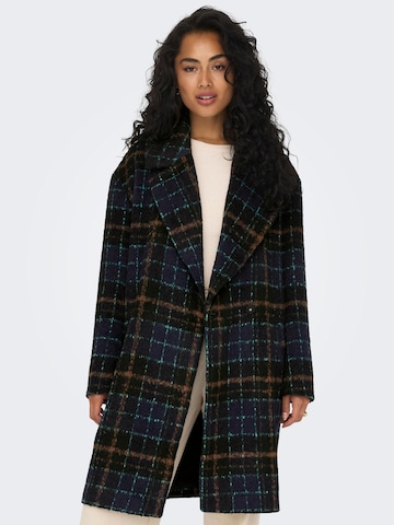 ONLY Between-seasons coat 'Kathy' in Blue: front