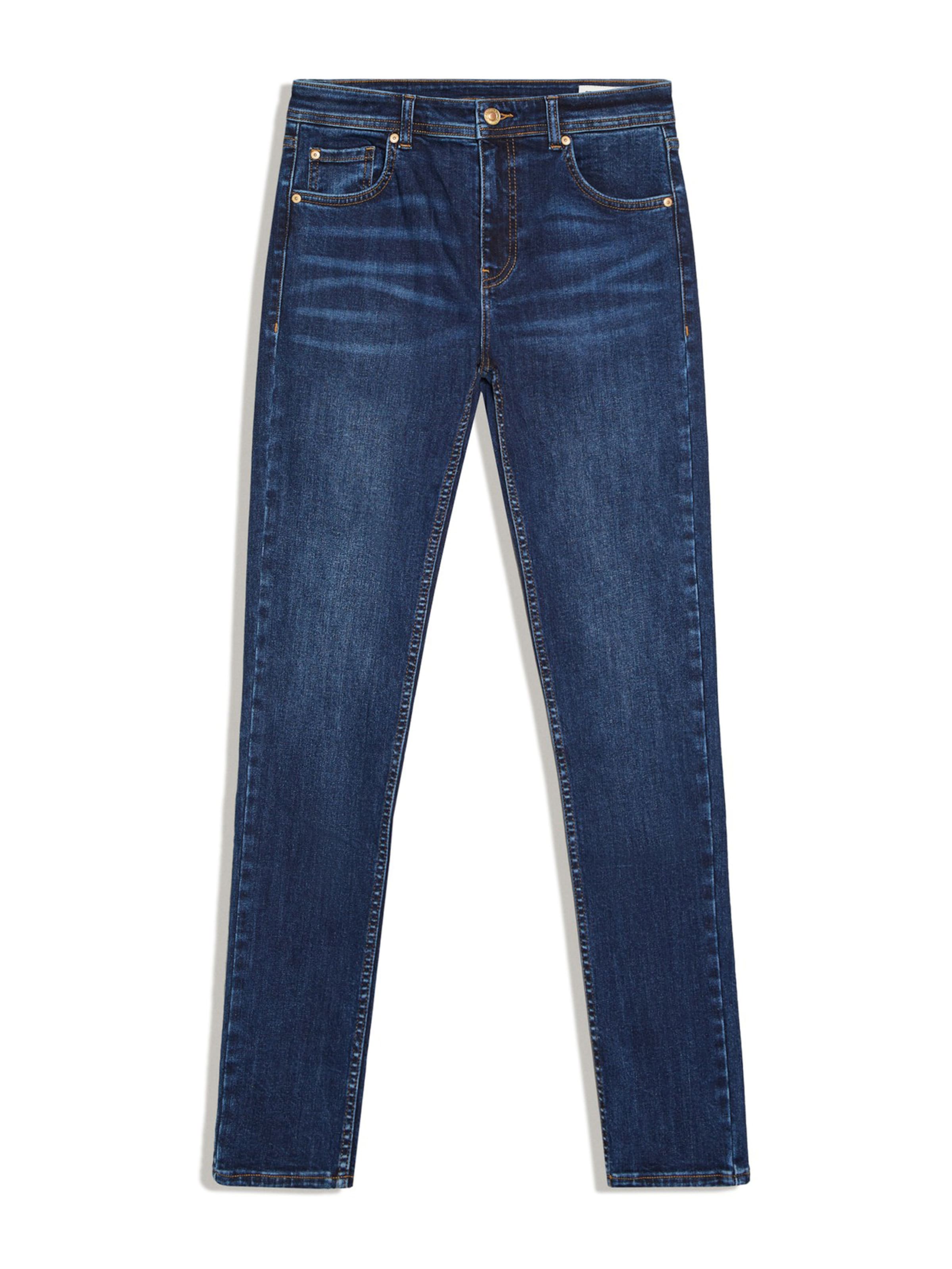 Skinny Jeans di Bershka in blu: frontale