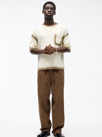 Pull&Bear Loose fit Pants in Brown