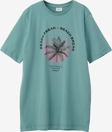 s.Oliver Junior Shirt in Green: front