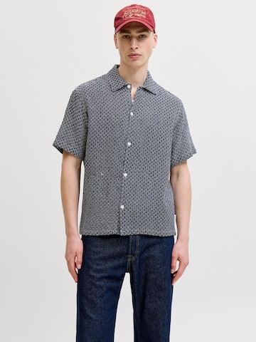 JACK & JONES Comfort Fit Hemd in Blau: Vorderseite