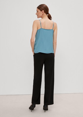 COMMA Blouse in Blue: back