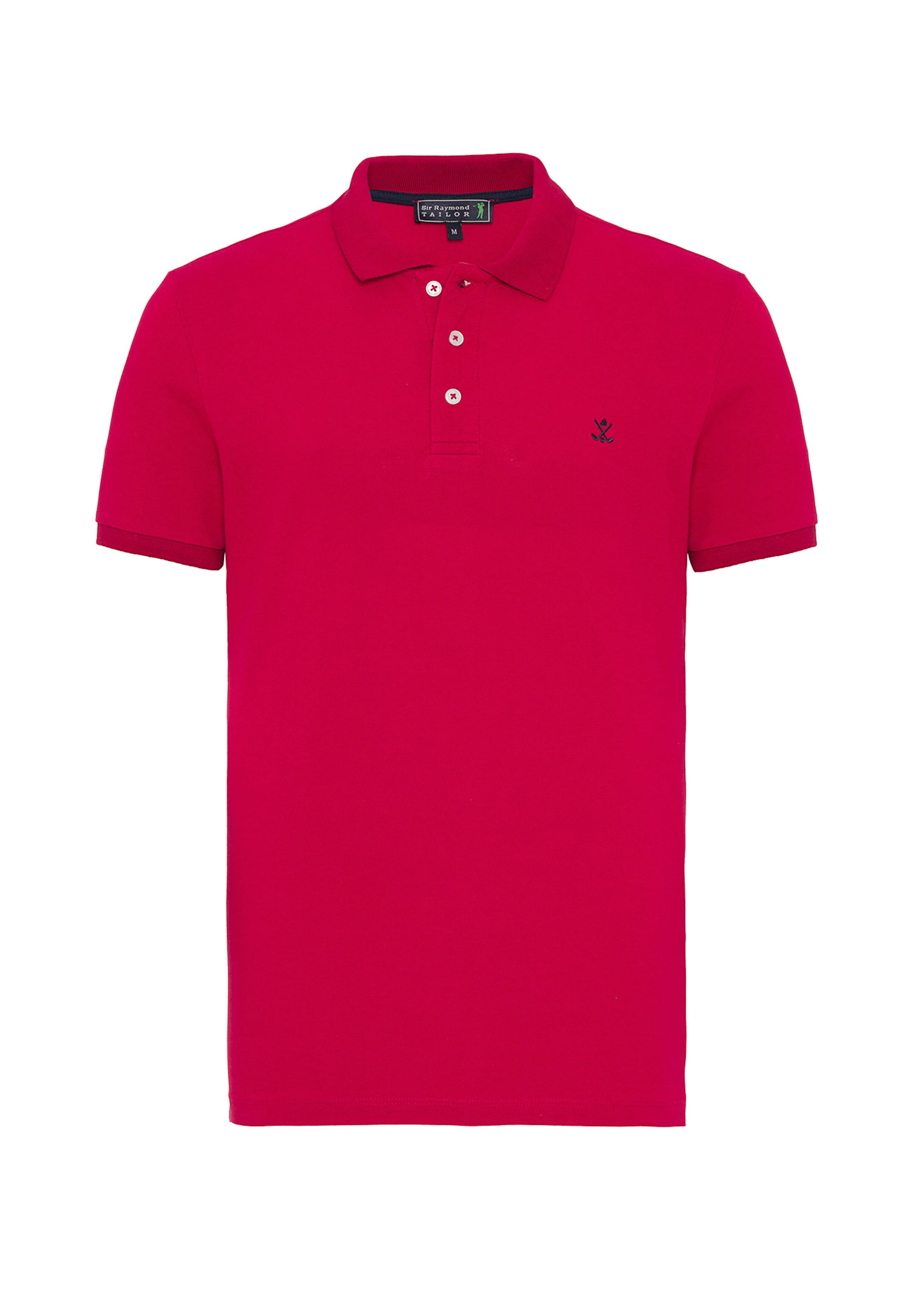 Sir Raymond Tailor Poloshirt 'Wheaton' in Rot: Vorderseite