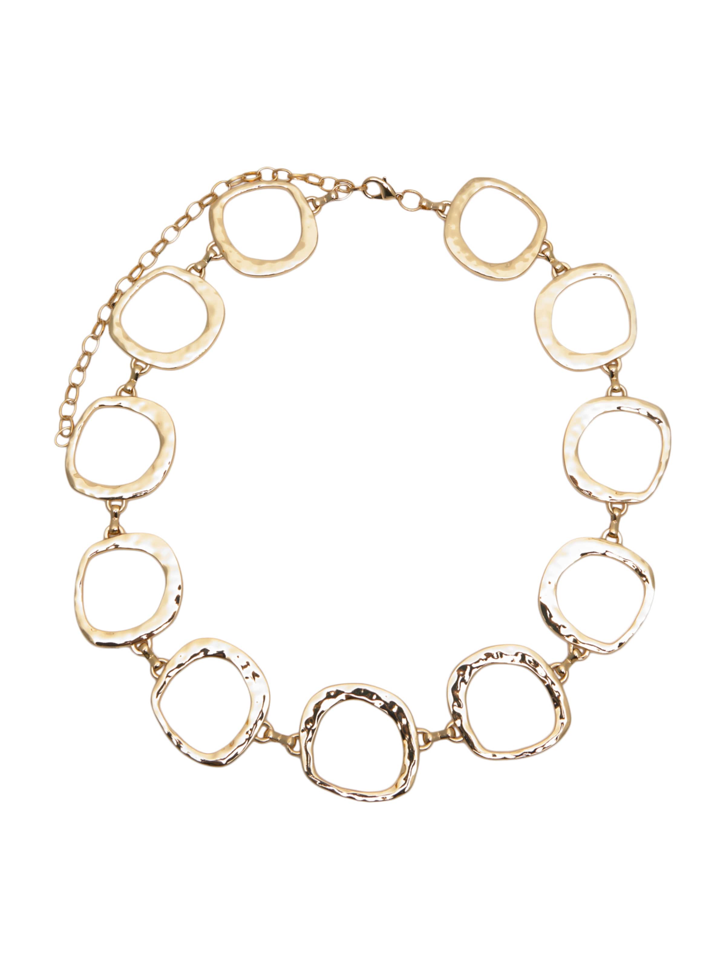 Pull&Bear Pasek w kolorze złoty: przód