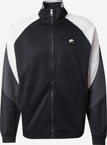 Veste de survêtement 'AIR' Nike Sportswear en noir : devant