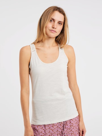 PROTEST Shirt 'PRTBECCLES' in White: front