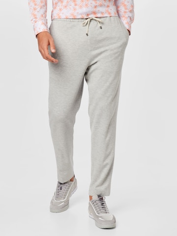 JOOP! Tapered Broek in Grijs: voorkant