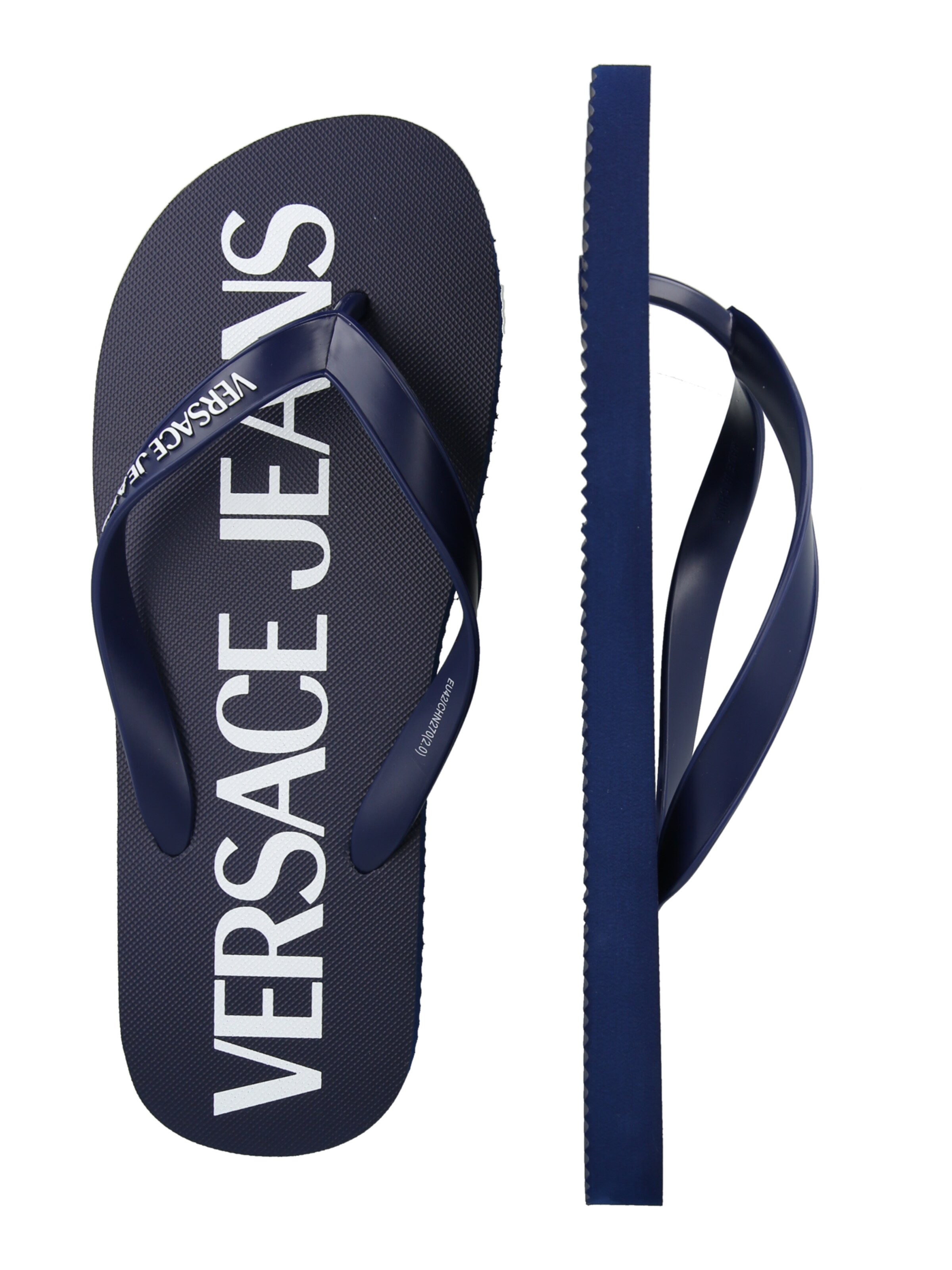 Versace Jeans Couture Босоножки через палец в Синий