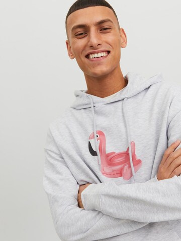 JACK & JONES Sweatshirt 'Dimensional' in White