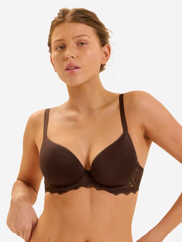 Simone Perele T-shirt Bra 'Caresse' in Brown