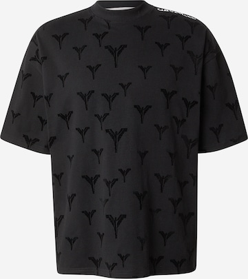 Tricou 'Fasan' de la Carlo Colucci pe negru: față