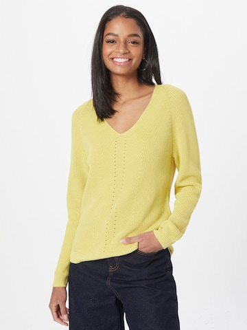 s.Oliver - Pullover em amarelo: frente