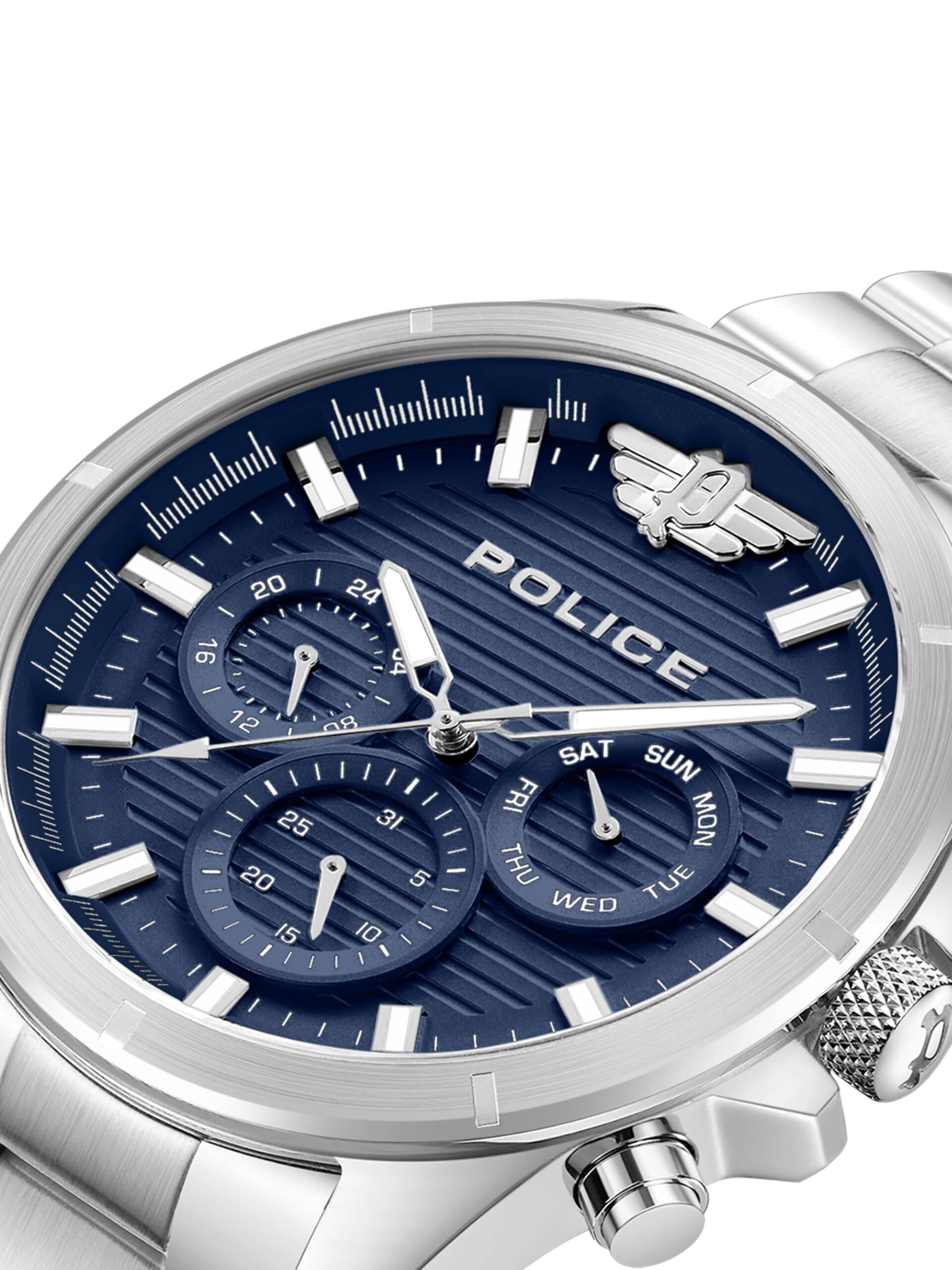 POLICE Uhr 'Malawi' in Silber