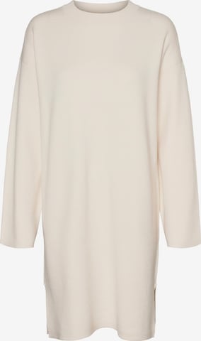 VERO MODA Strikkjole i beige: forside