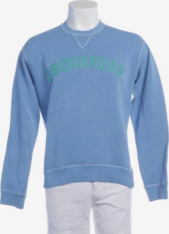 DSQUARED2 Sweatshirt / Sweatjacke S in Blau: predná strana