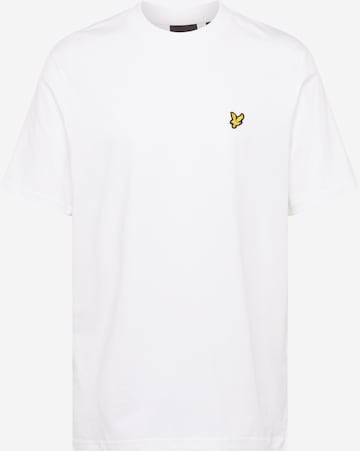 T-Shirt Lyle & Scott en blanc : devant