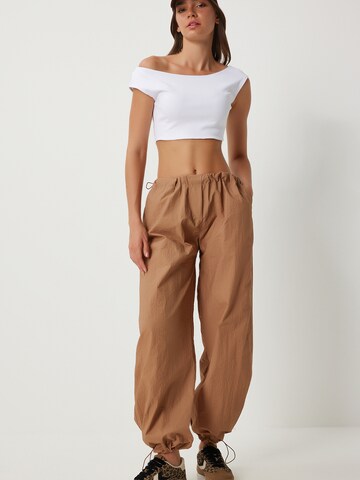 Happiness İstanbul Tønde Bukser i beige