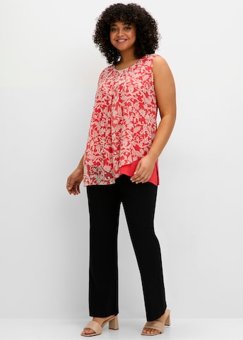 SHEEGO Blusentop in Rot