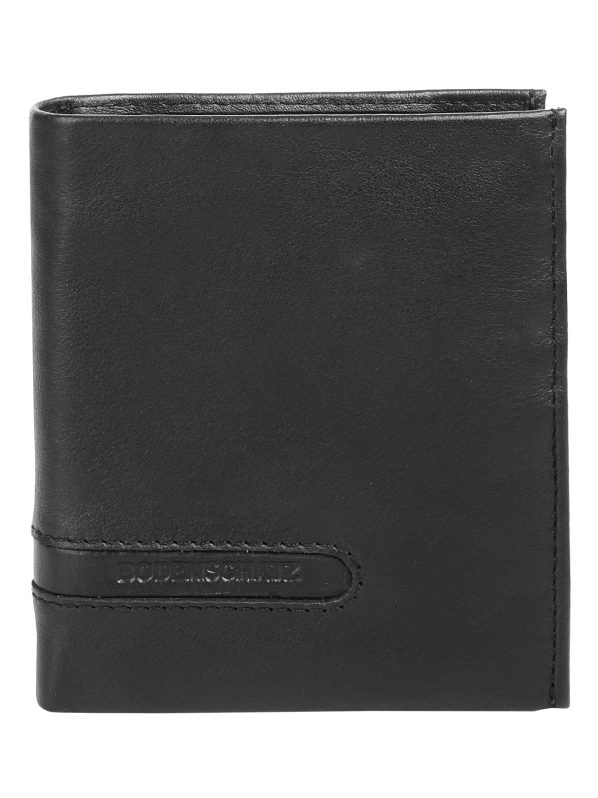 BODENSCHATZ Portemonnaie 'CATANIA'‌‌‌‌ in Schwarz: Vorderseite