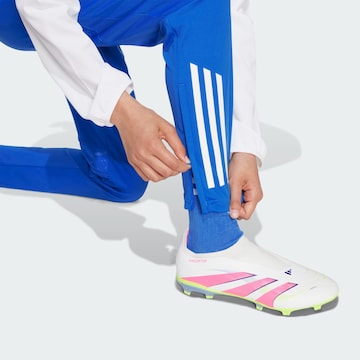Coupe slim Pantalon de sport 'Real Madrid Tiro 25 Competition' ADIDAS PERFORMANCE en bleu