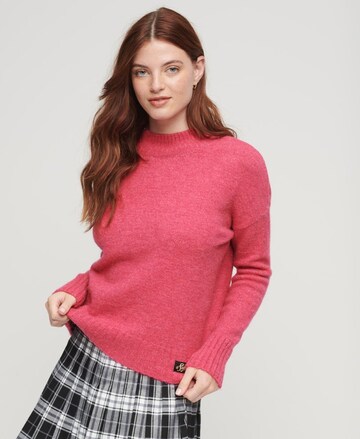 Superdry Trui 'Essential' in Roze: voorkant