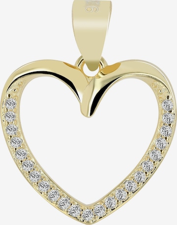 Akzent Anhänger 'Xana, 925 Sterlingsilber, langlebig' in Gold: Vorderseite