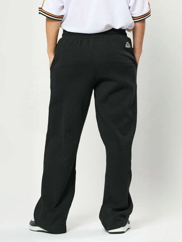 KAPPA Regular Pants ' Logo Sany ' in Black: back
