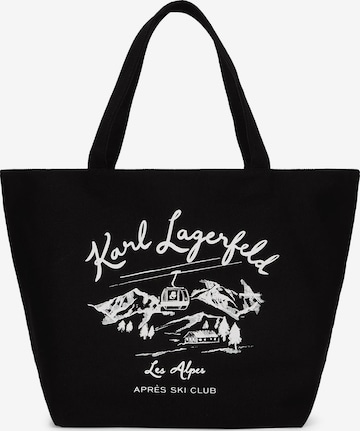 Karl LagerfeldShopper torba 'Après-Ski-Club' - crna boja: prednji dio