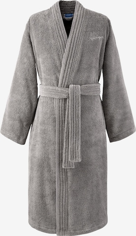 KENZO Long Bathrobe 'KASTRAL' in Grey: front