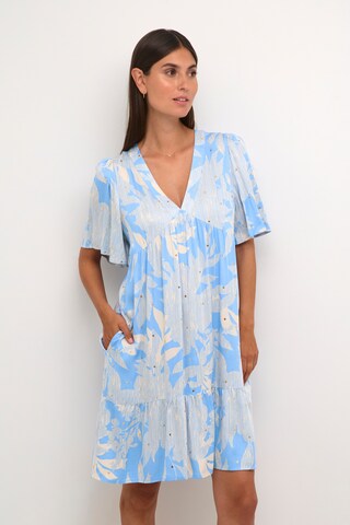 CULTURE Kleid 'Isla' in Blau: predná strana