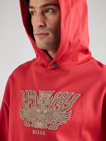 BOSS - Sudadera 'C-Sullivan 10' en rojo