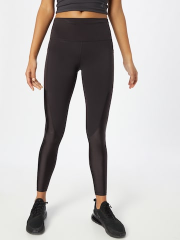 ENDURANCE Skinny Sportbroek 'Yurry' in Zwart: voorkant