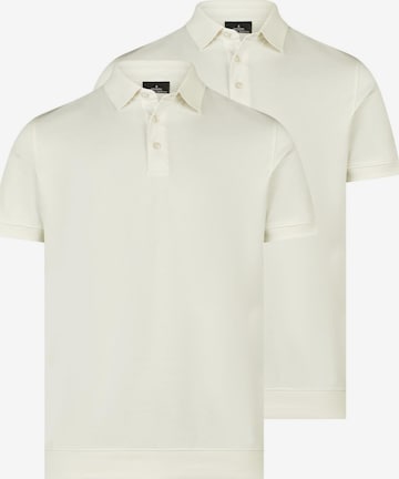 Ragman Shirt 'Basic' in Weiß: Vorderseite