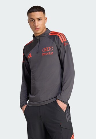 ADIDAS PERFORMANCE Funktionsshirt 'Audi Formula One Team Mechanics' in Schwarz: Vorderseite